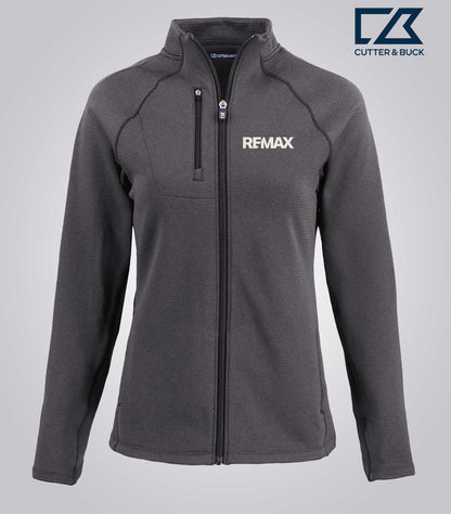 Cutter & Buck Peshastin Fleece Recycled Womens Full Zip Jacket- Brand Refresh - Embroidered