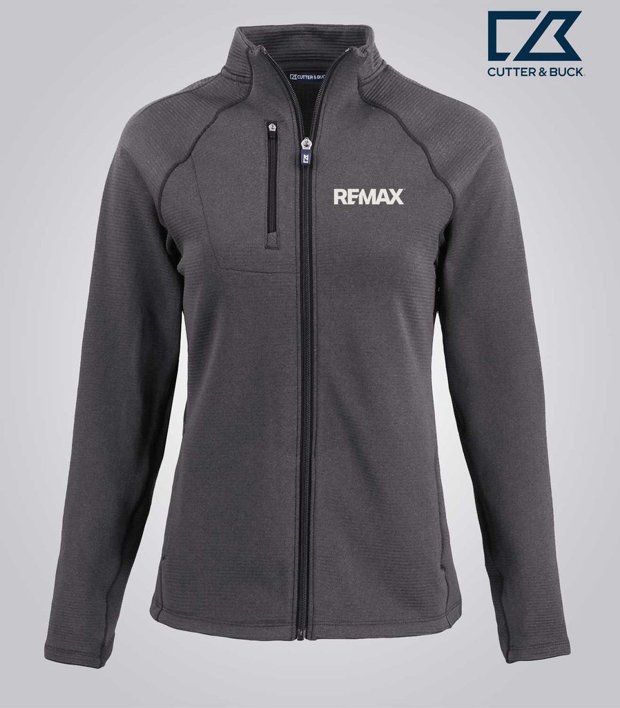 Cutter & Buck Peshastin Fleece Recycled Womens Full Zip Jacket- Brand Refresh - Embroidered