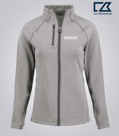 Cutter & Buck Peshastin Fleece Recycled Womens Full Zip Jacket- Brand Refresh - Embroidered