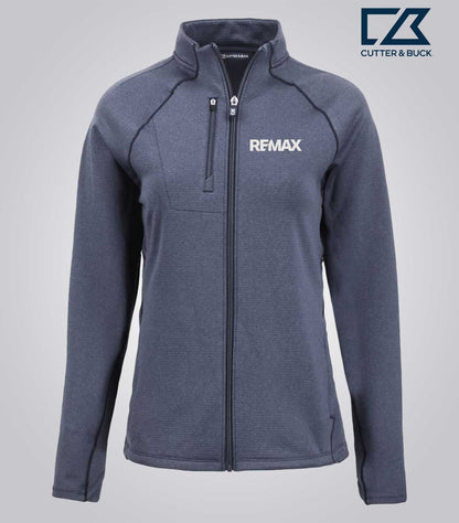 Cutter & Buck Peshastin Fleece Recycled Womens Full Zip Jacket- Brand Refresh - Embroidered