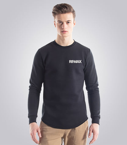 Unisex Scoop Bottom Sweatshirt - Brand Refresh - One Color Logo - PRINT