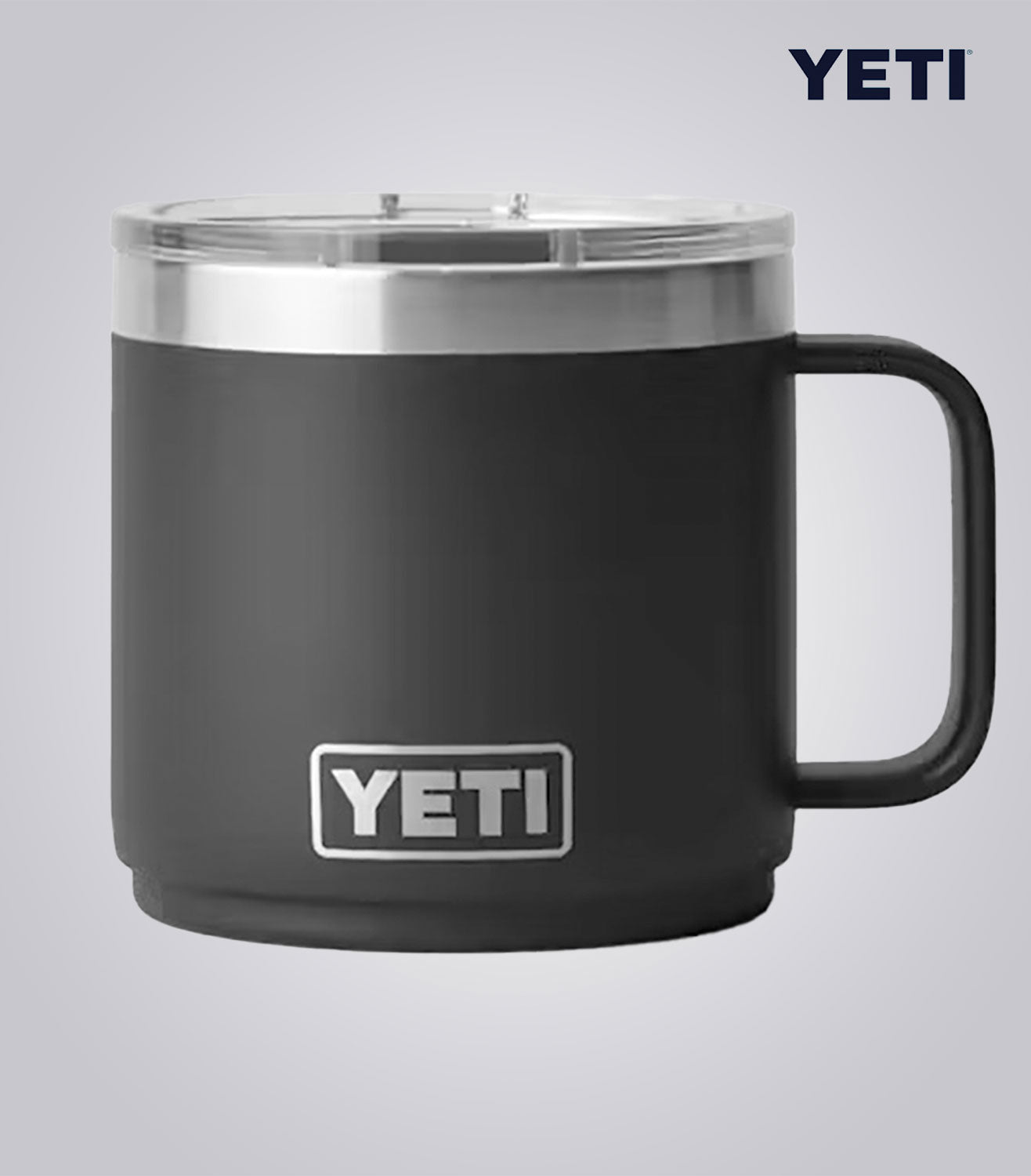 Yeti Rambler 14oz Stackable Mug - Brand Refresh - One Color Logo [Minimum Order: 15 Pcs]