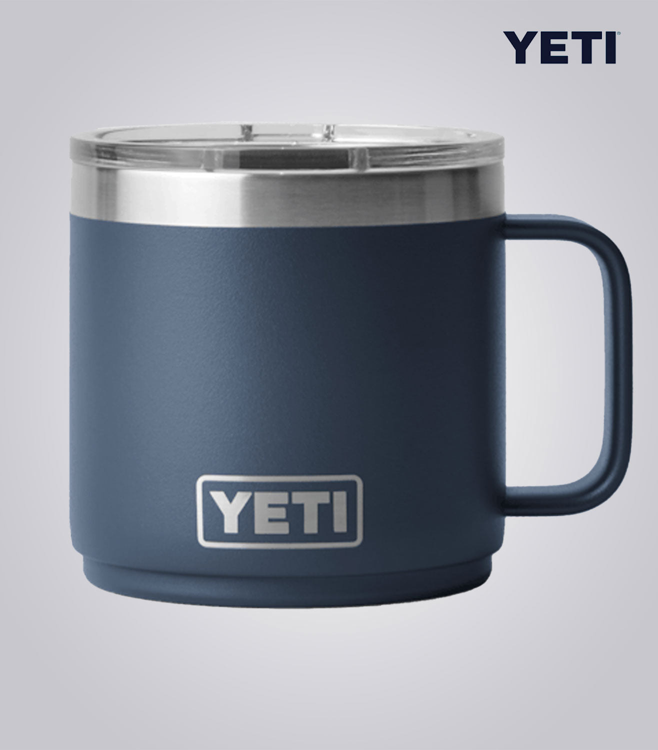 Yeti Rambler 14oz Stackable Mug - Brand Refresh - One Color Logo [Minimum Order: 15 Pcs]
