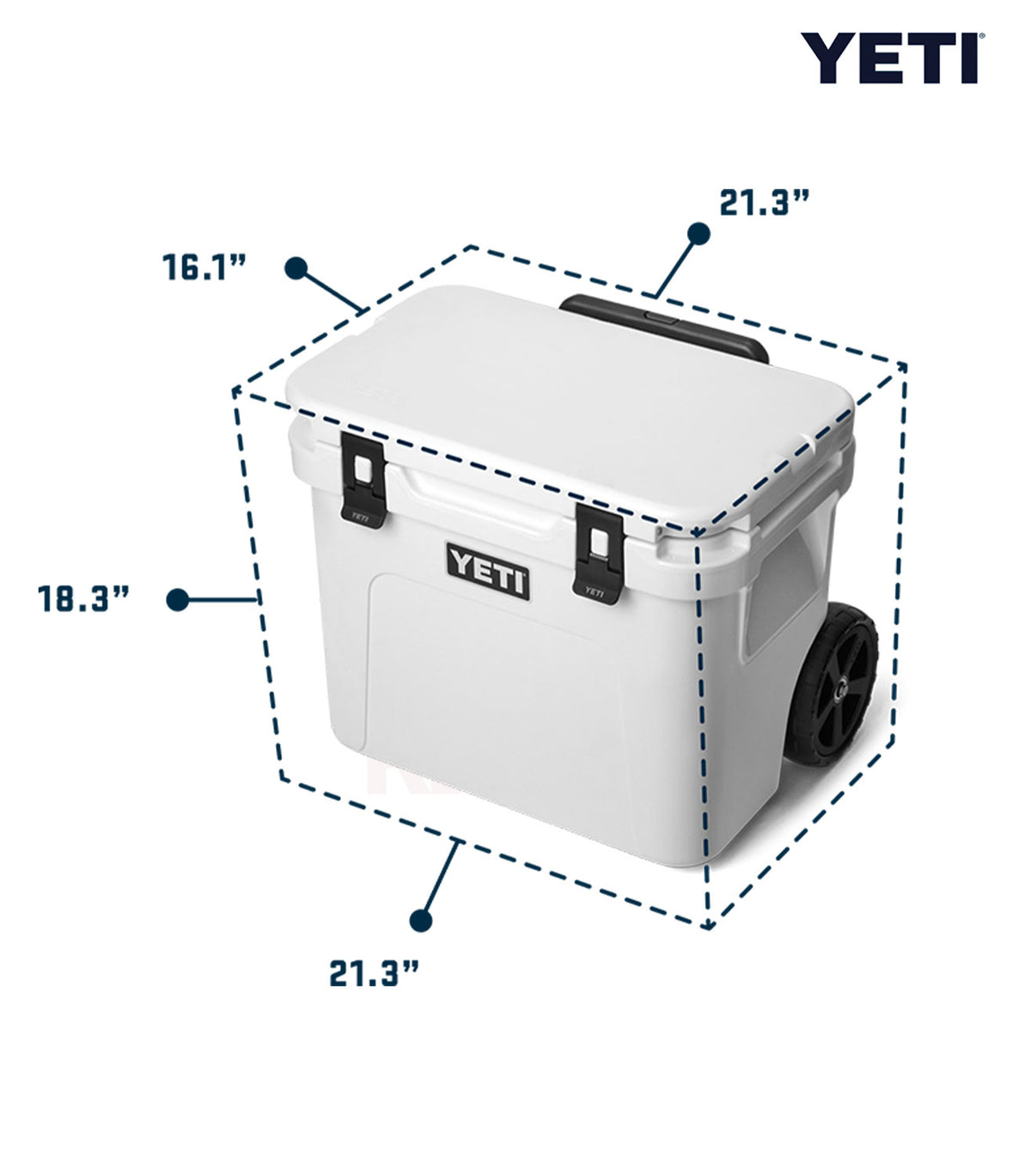 Yeti Roadie® 32 Wheeled Cooler - Brand Refresh - One Color Logo