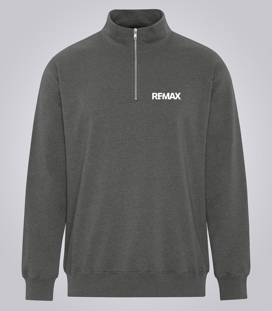 EARTH WASH® UNISEX TOURBILLON FLEECE 1/4 ZIP SWEATSHIRT. - Brand Refresh - One Color Logo - Embroidered