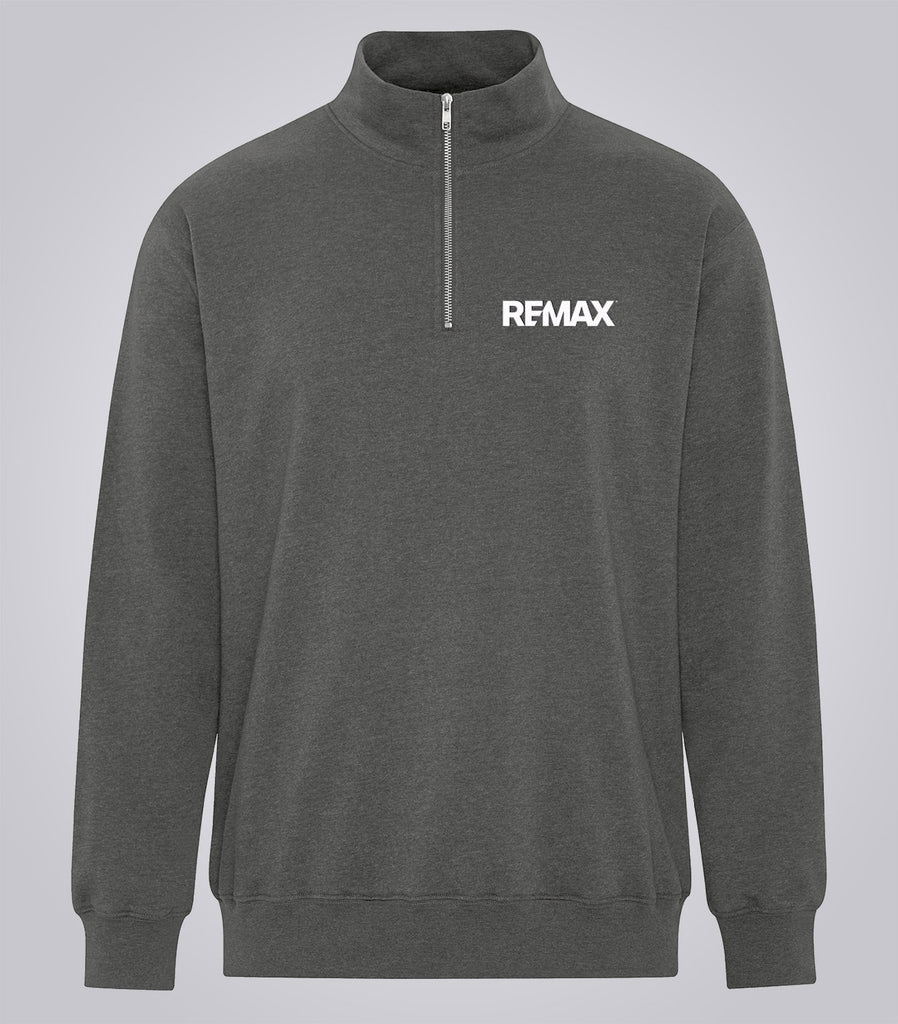 EARTH WASH® UNISEX TOURBILLON FLEECE 1/4 ZIP SWEATSHIRT. - Brand Refresh - One Color Logo - Embroidered