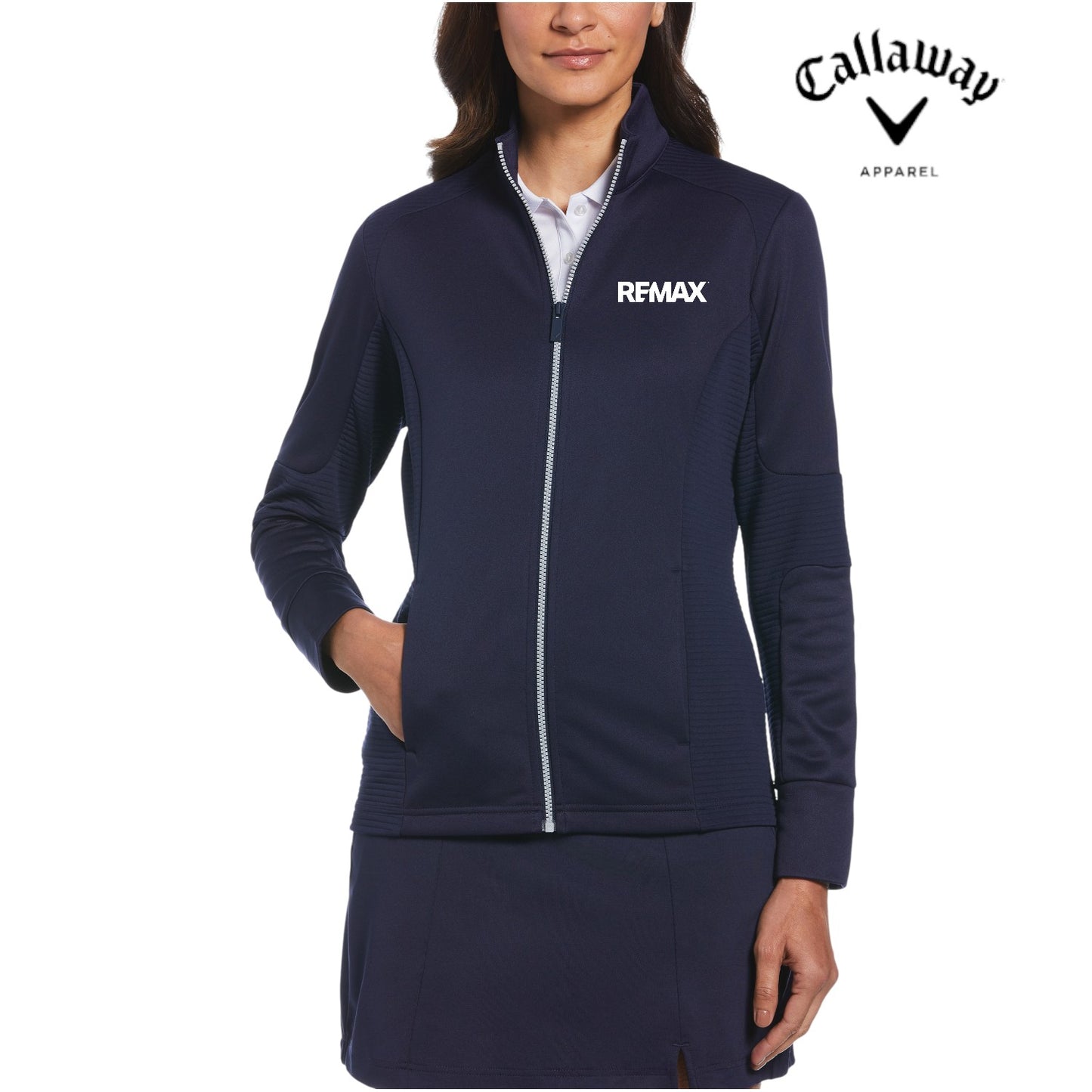 Callaway Full Zip Ottoman Ladies' Jacket - Brand Refresh - Embroidered