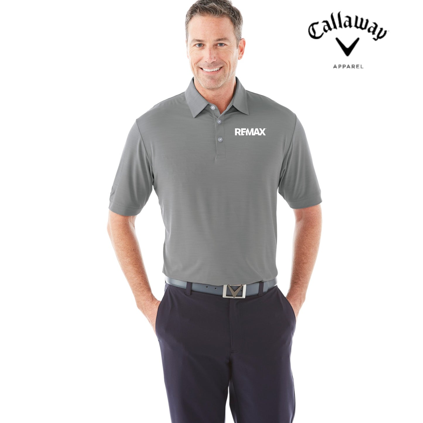 Callaway Tonal Men's Polo - Brand Refresh - Embroidered