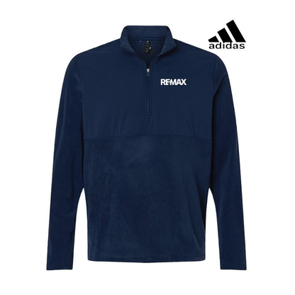 Navy blue pullover with 'REMAX' logo on a white background, featuring Adidas logo.