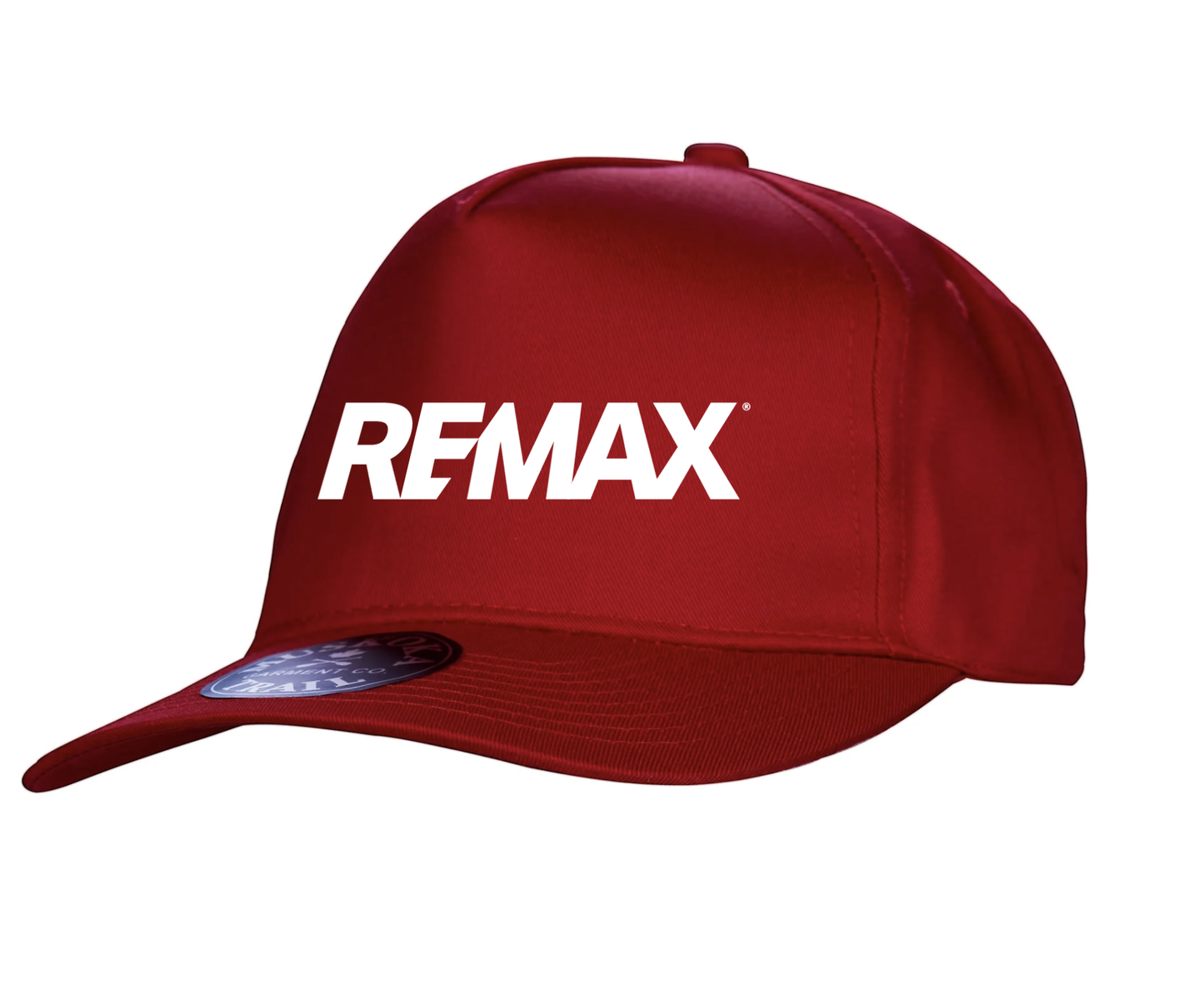 Red cap with 'REMAX' logo on a white background