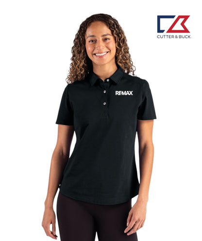 Cutter & Buck Advantage Refresh Epic Confidence Recycled Tri-Blend Pique Womens Polo - Brand Refresh - Embroidered