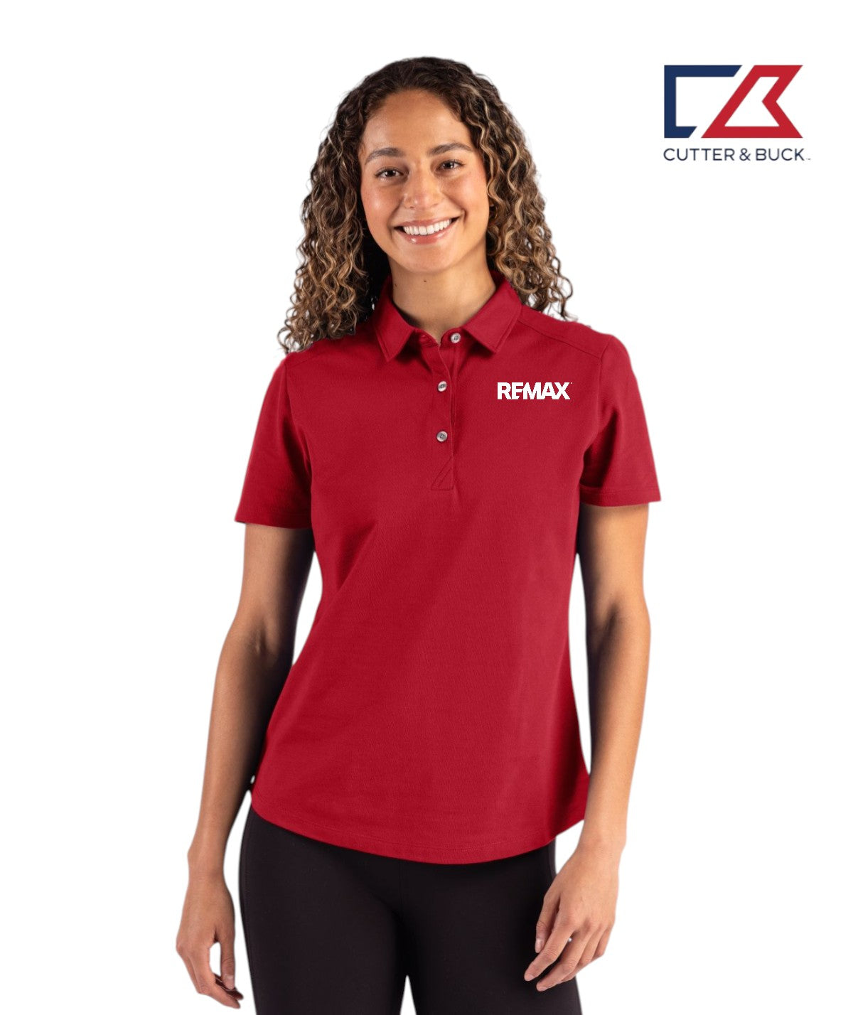 Cutter & Buck Advantage Refresh Epic Confidence Recycled Tri-Blend Pique Womens Polo - Brand Refresh - Embroidered
