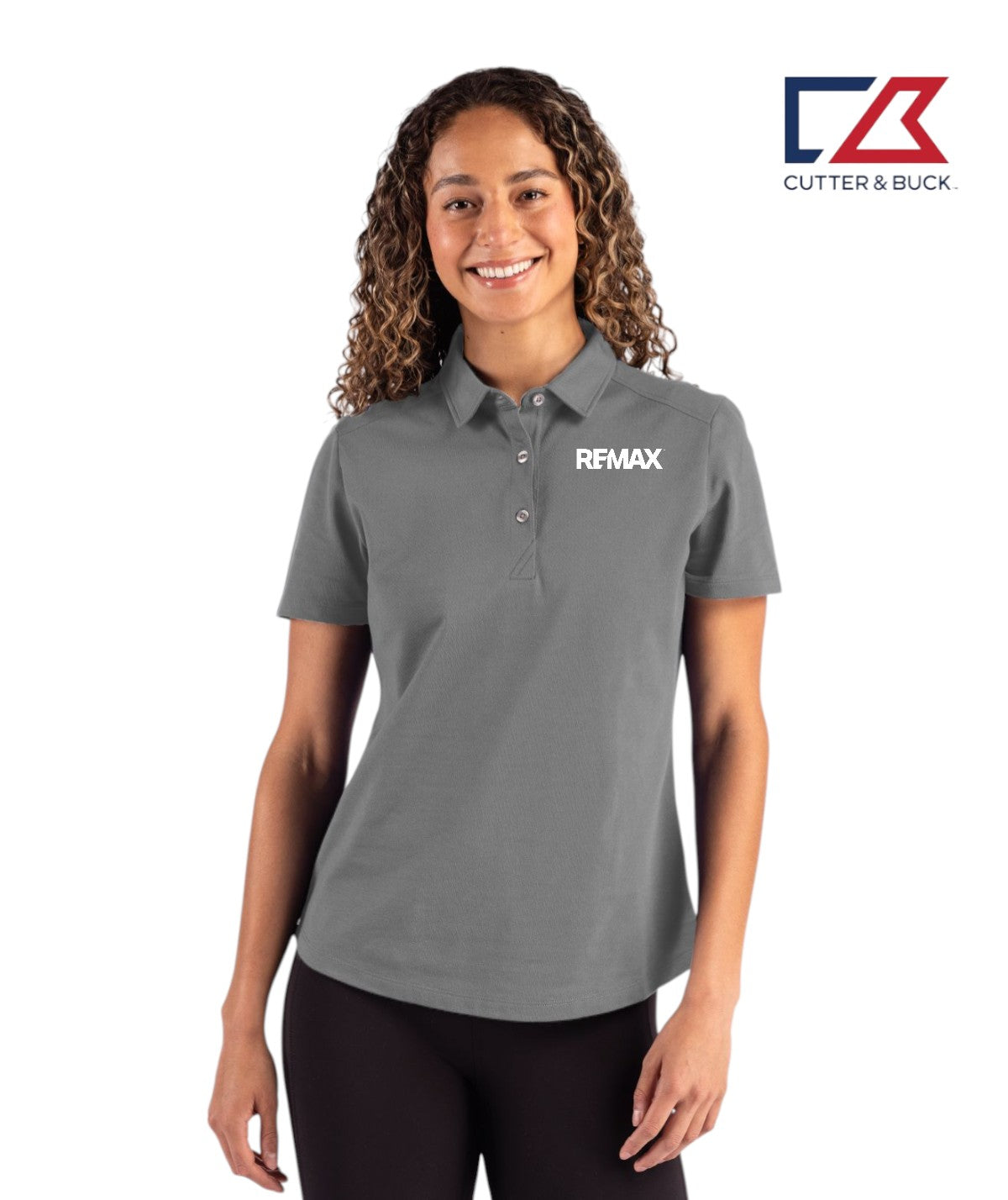Cutter & Buck Advantage Refresh Epic Confidence Recycled Tri-Blend Pique Womens Polo - Brand Refresh - Embroidered