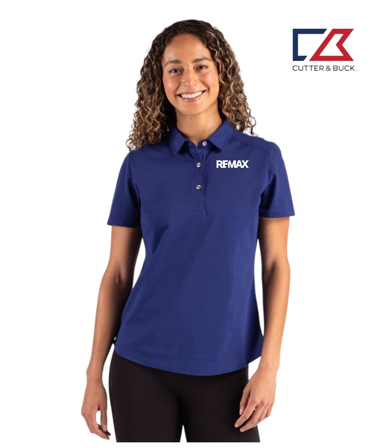 Cutter & Buck Advantage Refresh Epic Confidence Recycled Tri-Blend Pique Womens Polo - Brand Refresh - Embroidered