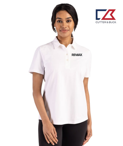 Cutter & Buck Advantage Refresh Epic Confidence Recycled Tri-Blend Pique Womens Polo - Brand Refresh - Embroidered