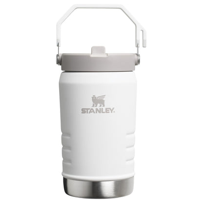 White Stanley insulated drink container on a white background