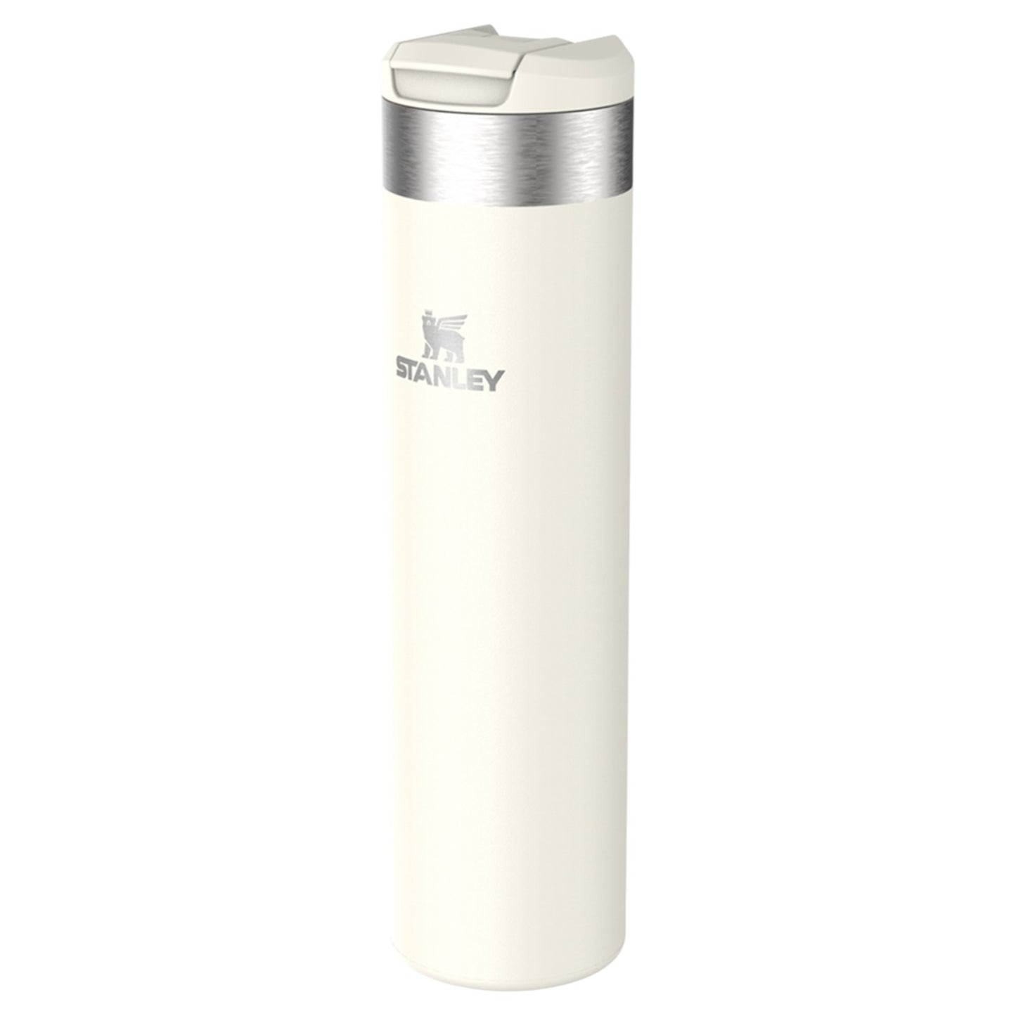 White Stanley insulated mug on a white background