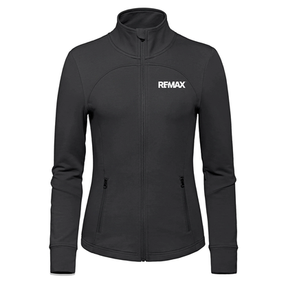 Black jacket with REMAX logo on a white background