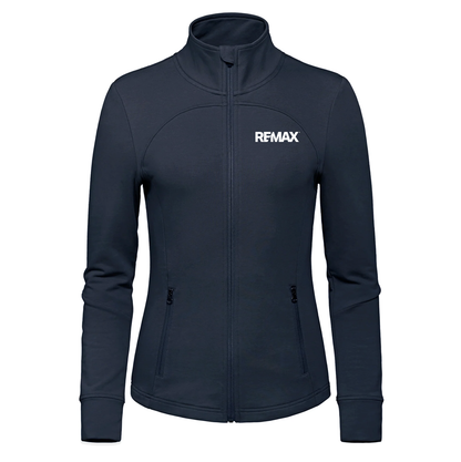 Black jacket with REMAX logo on a white background