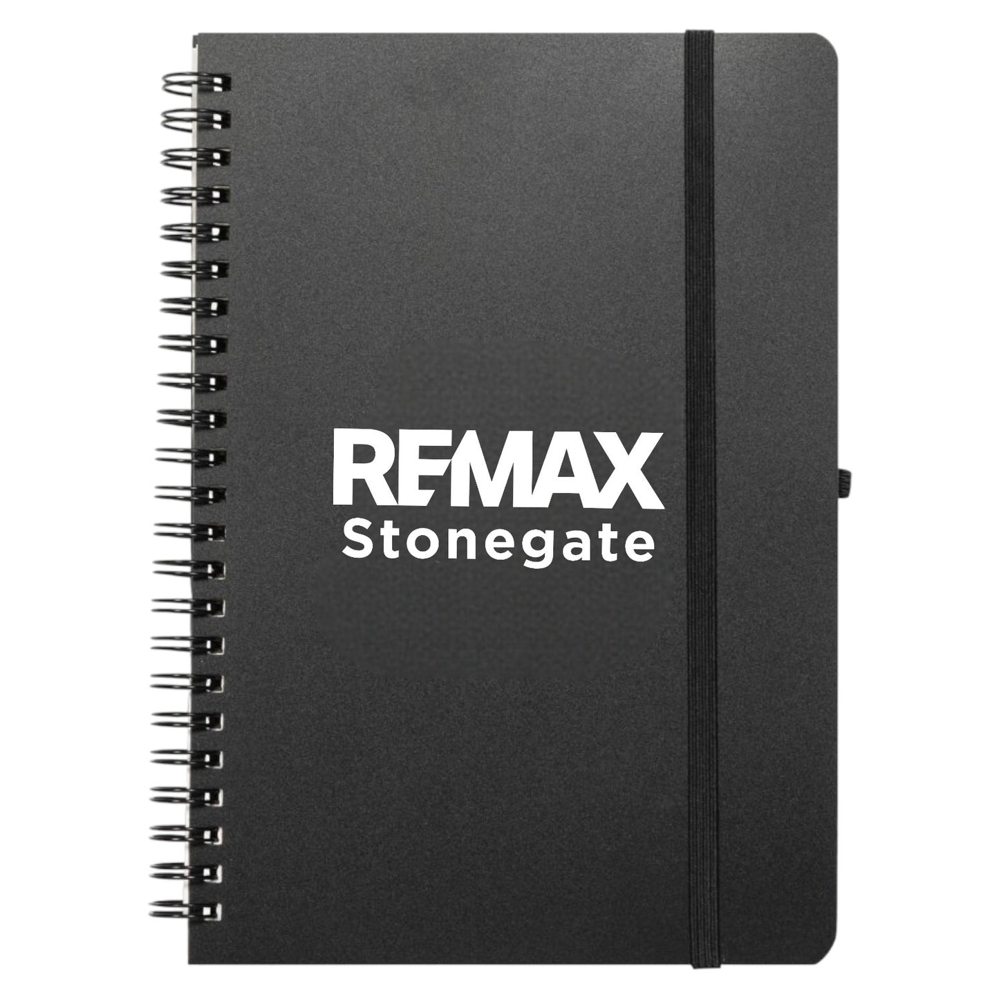 Black journal with REMAX Stonegate logo