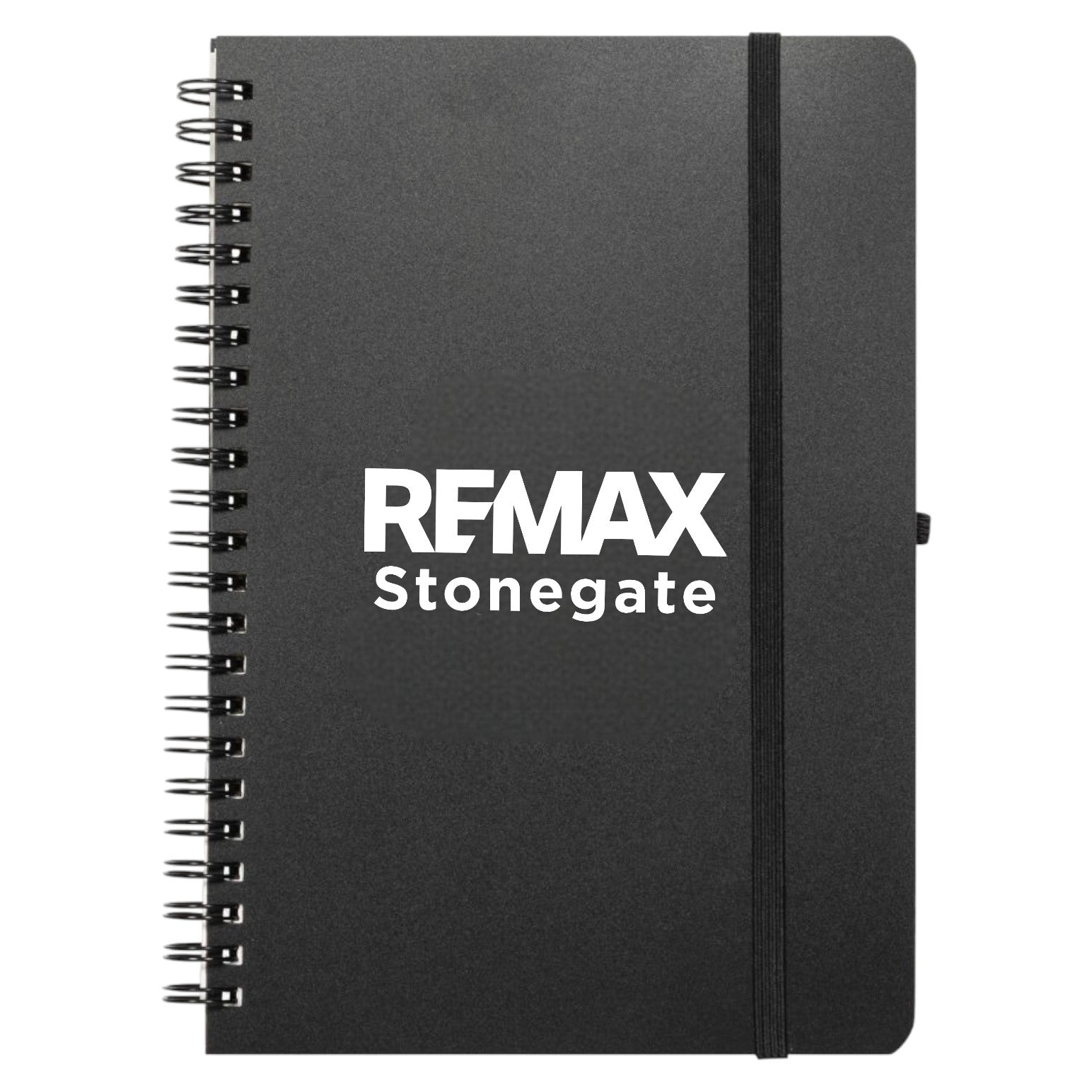 Black journal with REMAX Stonegate logo
