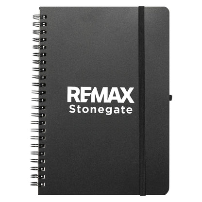 Black journal with REMAX Stonegate logo
