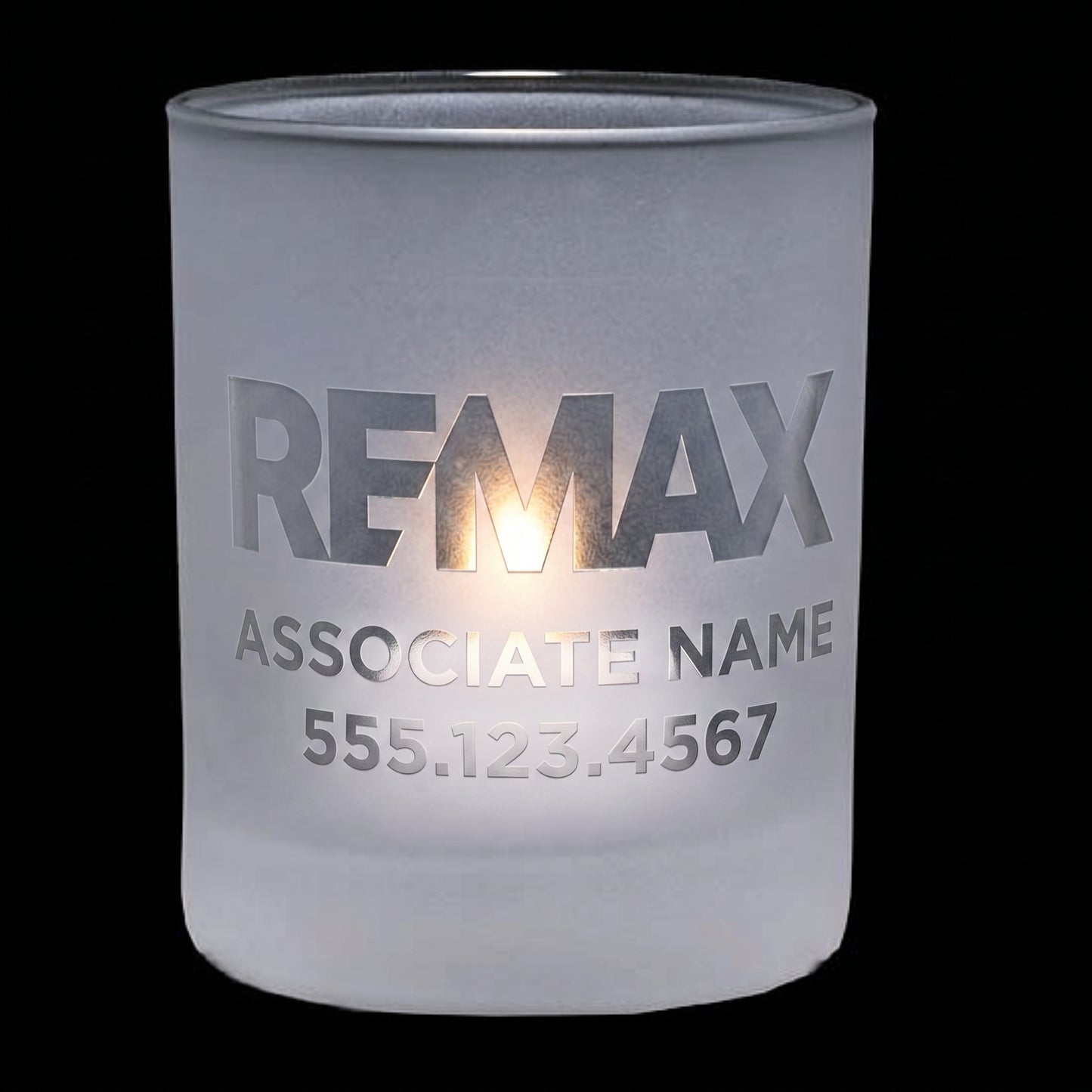 2.5 inches Evaton Frosted Candleholder