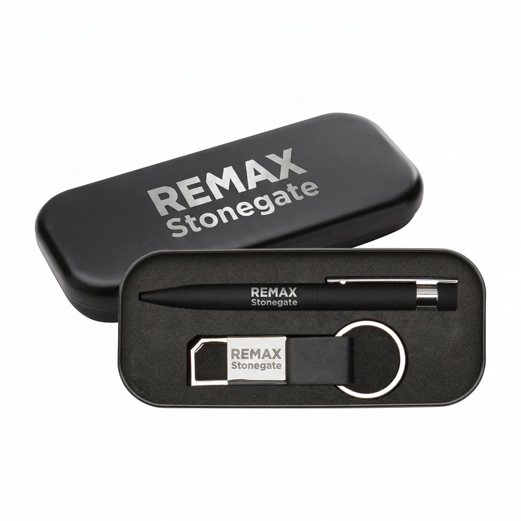 Venitzia Pen/Keyring Gift Set - Custom Branded