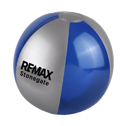 16" Beach Ball - Custom Branded - One Color Logo