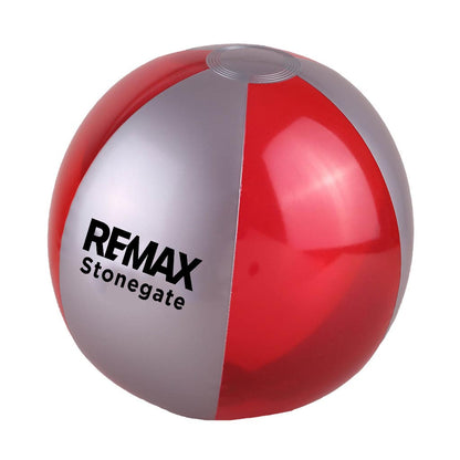 16" Beach Ball - Custom Branded - One Color Logo