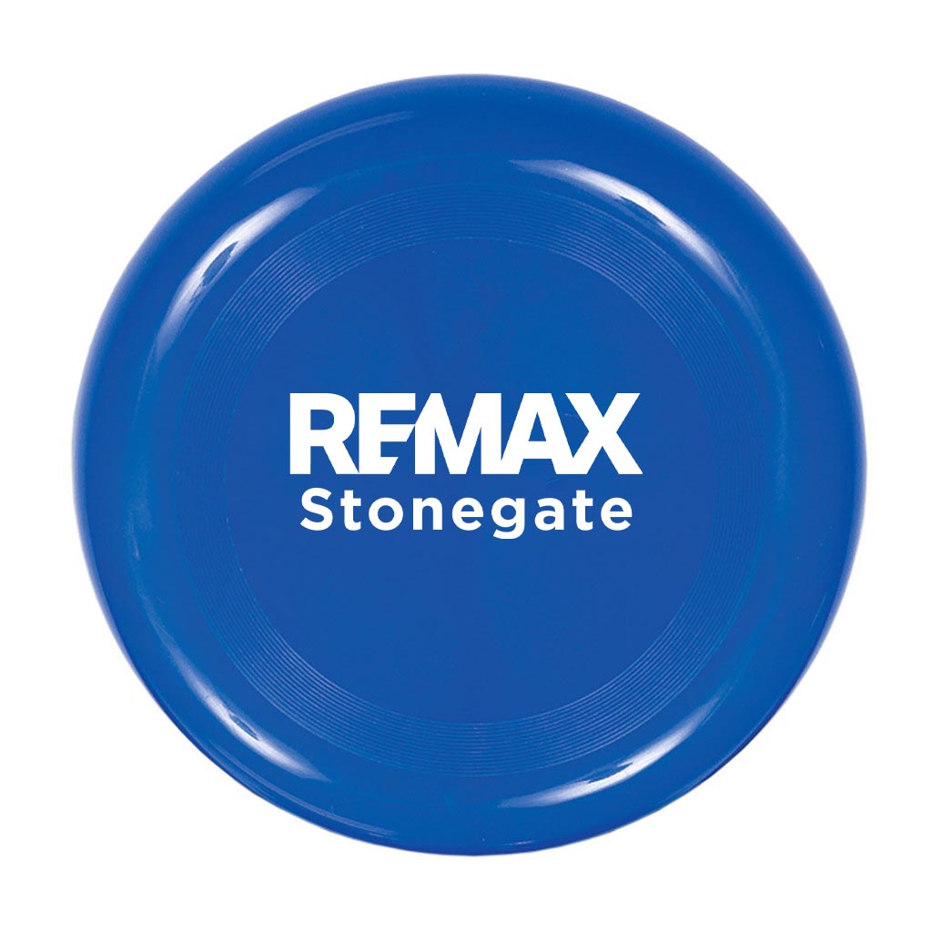 Plastic Flyer Frisbee - Custom Branded - One Color Logo