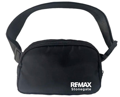 Black bag with 'REMAX Stonegate' branding on a white background