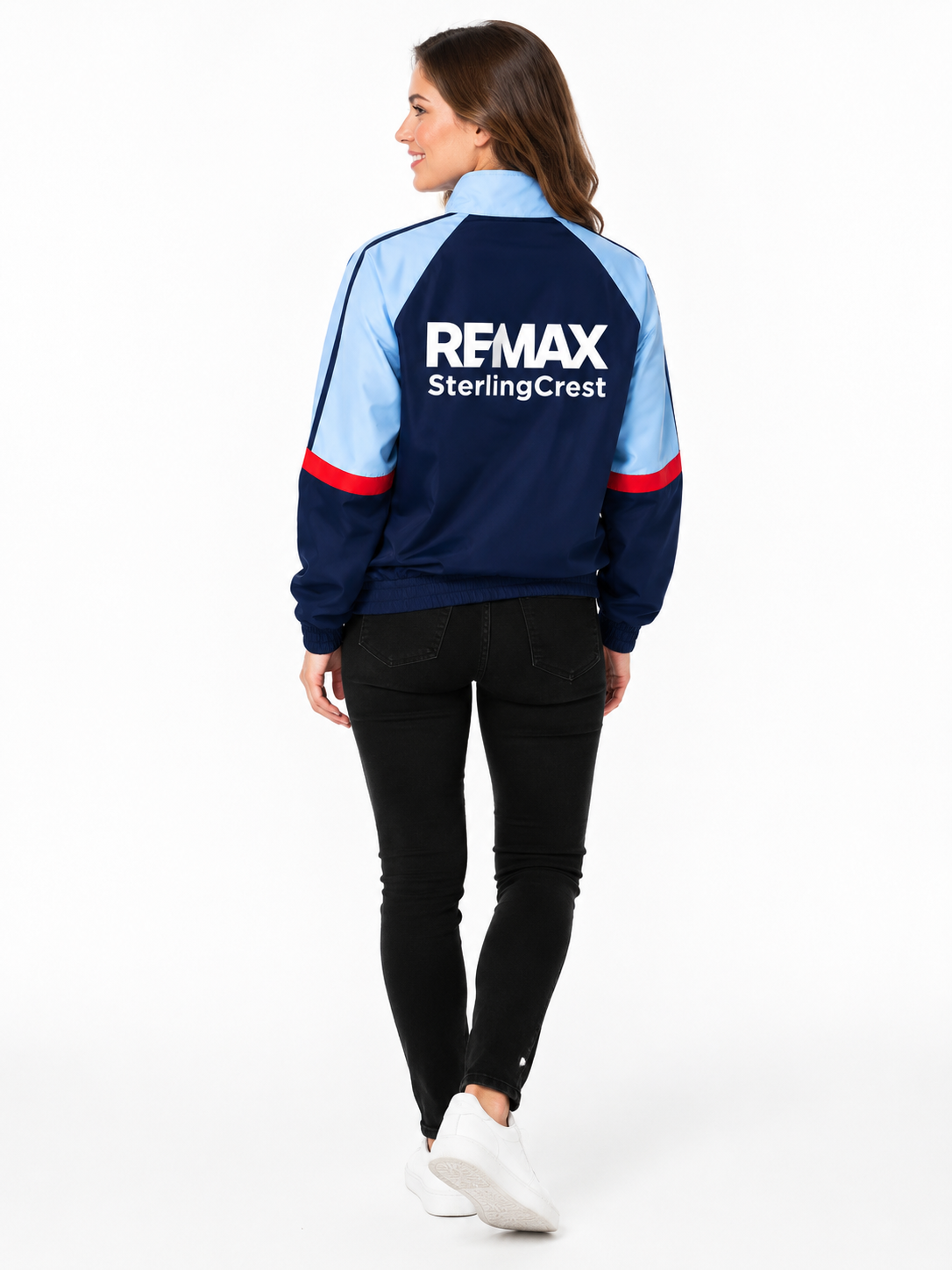 Electric Blue Windbreaker - Custom Branded