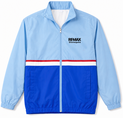 Movex Blue Windbreaker - Custom Branded