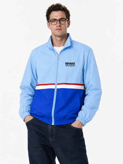 Movex Blue Windbreaker - Custom Branded