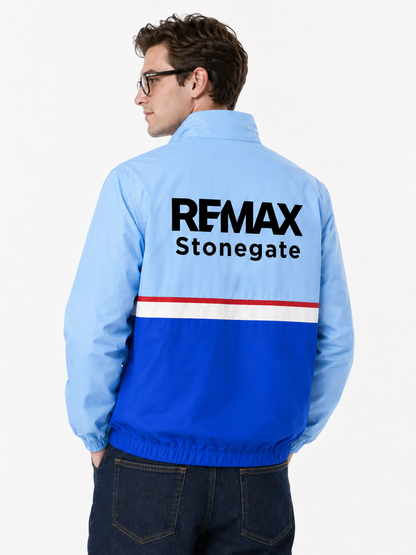 Movex Blue Windbreaker - Custom Branded