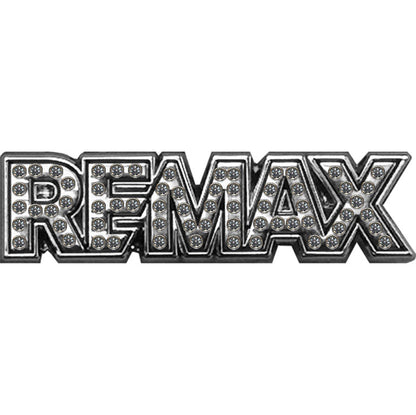 2.5” REMAX Rhinestone Lapel Pin with Double Magnetic backing