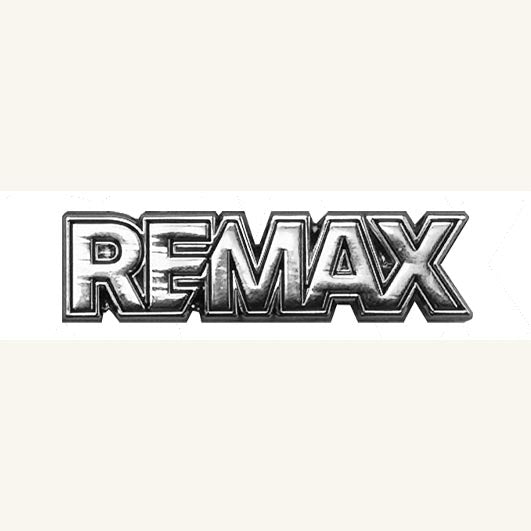 1.75” REMAX Silver Lapel Pin with Double Magnetic backing