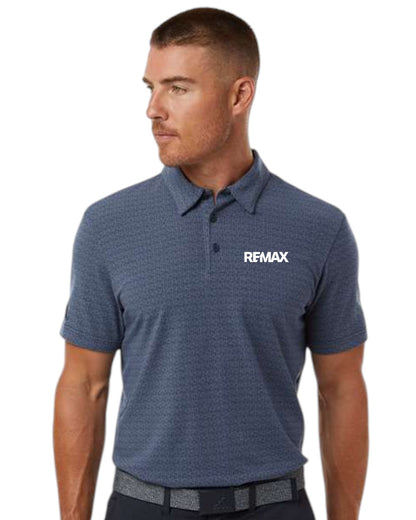 Adidas Men's Blended Printed Polo - Embroidered