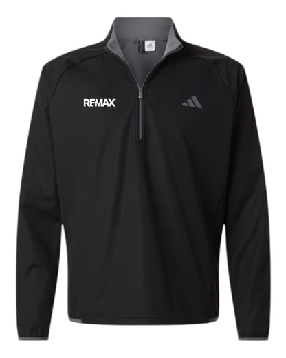 Adidas Men's Ultimate365 Wind Quarter-Zip Pullover  - Embroidered