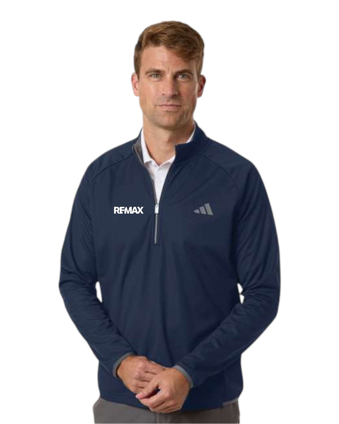 Adidas Men's Ultimate365 Wind Quarter-Zip Pullover  - Embroidered