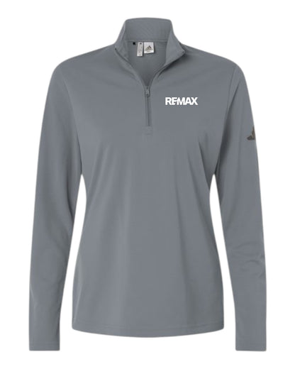 Adidas Ladies Lightweight Quarter-Zip Pullover - Embroidered