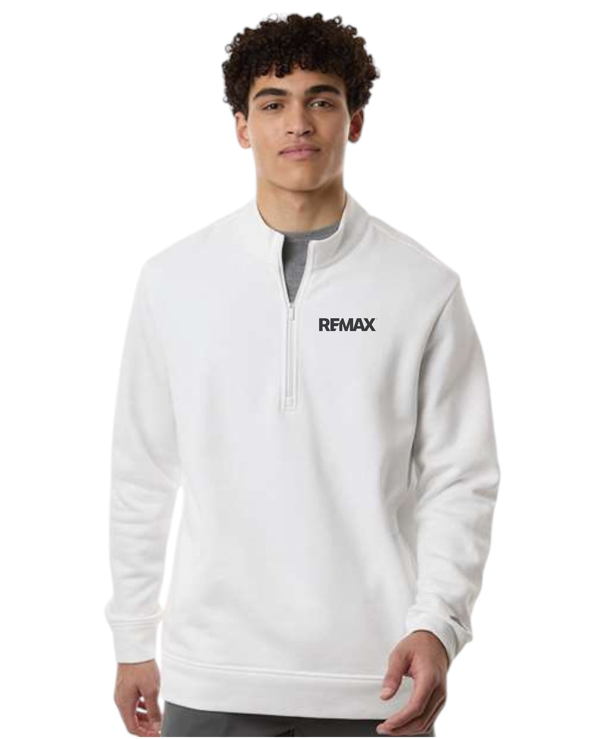 Adidas Men's Elevated Fleece Quarter-Zip Pullover - Embroidered