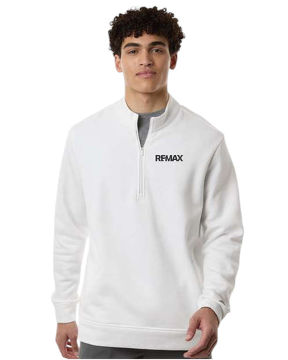 Adidas Men's Elevated Fleece Quarter-Zip Pullover - Embroidered