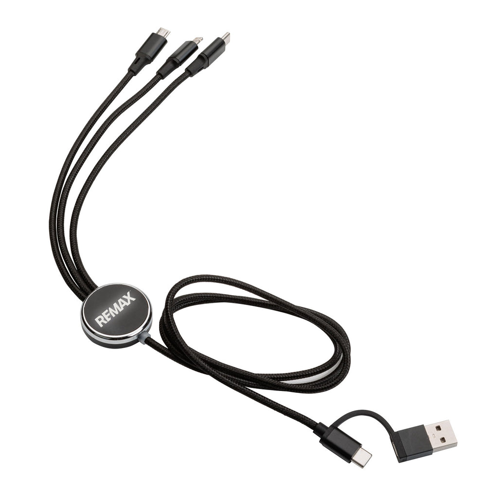 Fuller Light-Up Multi-Charge Cable - Laser engraved