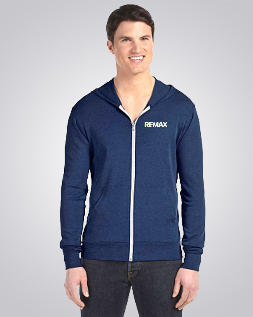Unisex Triblend Full-Zip Lightweight Hoodie - REMAX Brand Refresh
