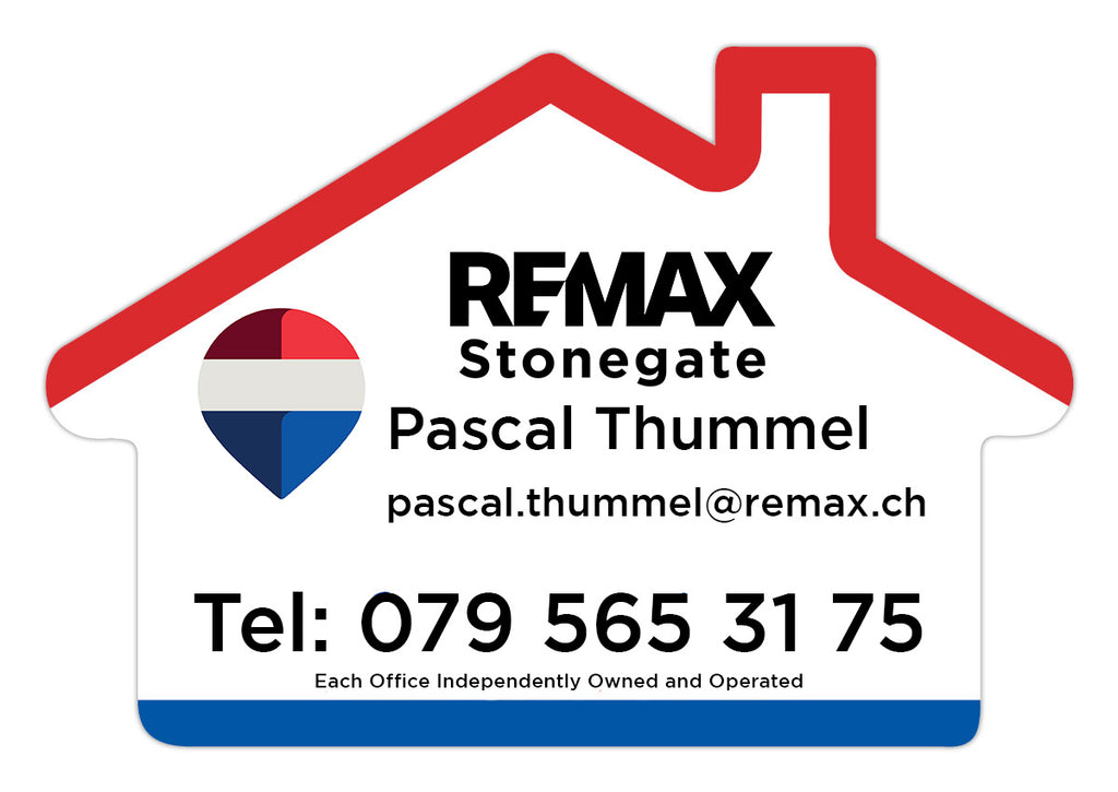 Real Estate Magnet - House Shape - Custom Branded