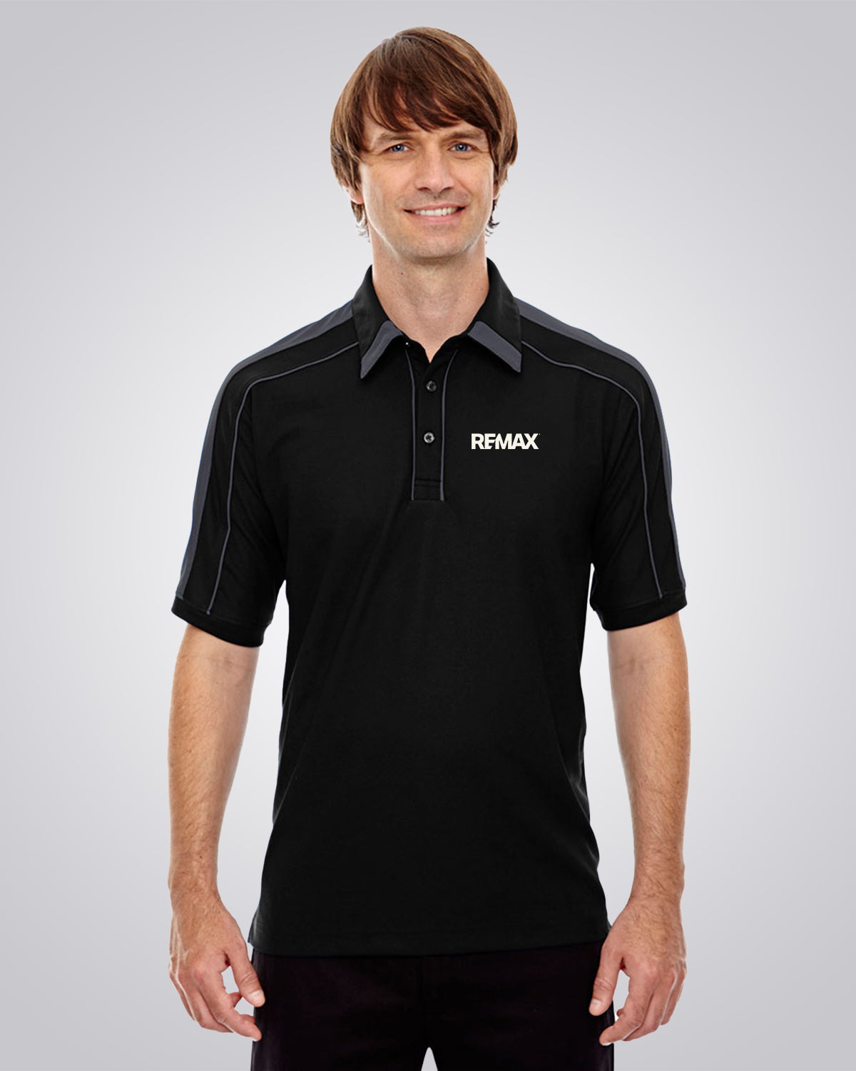 Men's Sonic Performance Polyester Piqué Polo - REMAX Brand Refresh