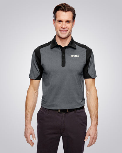 Men's Merge Cotton Blend Mélange Polo - REMAX Brand Refresh