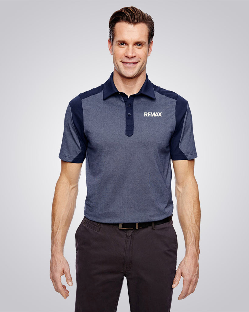 Men's Merge Cotton Blend Mélange Polo - REMAX Brand Refresh